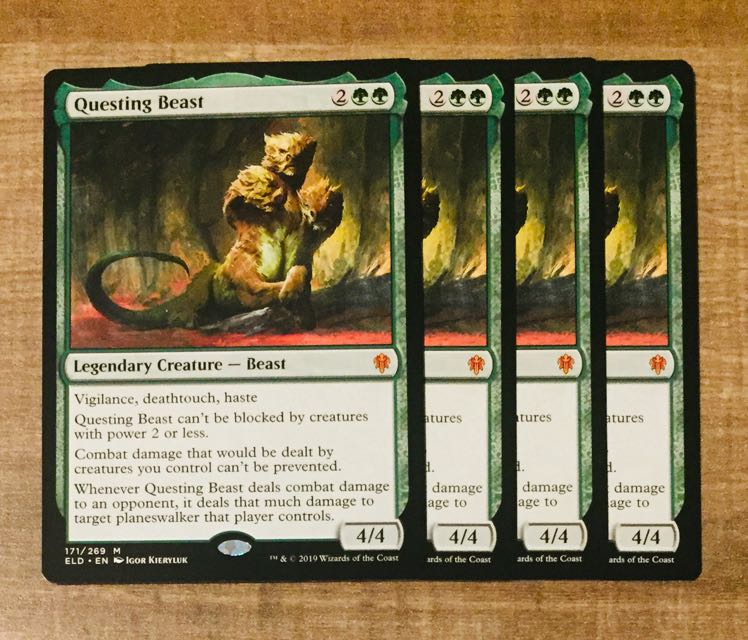 questing beast ELD 英4枚セット 探索する獣