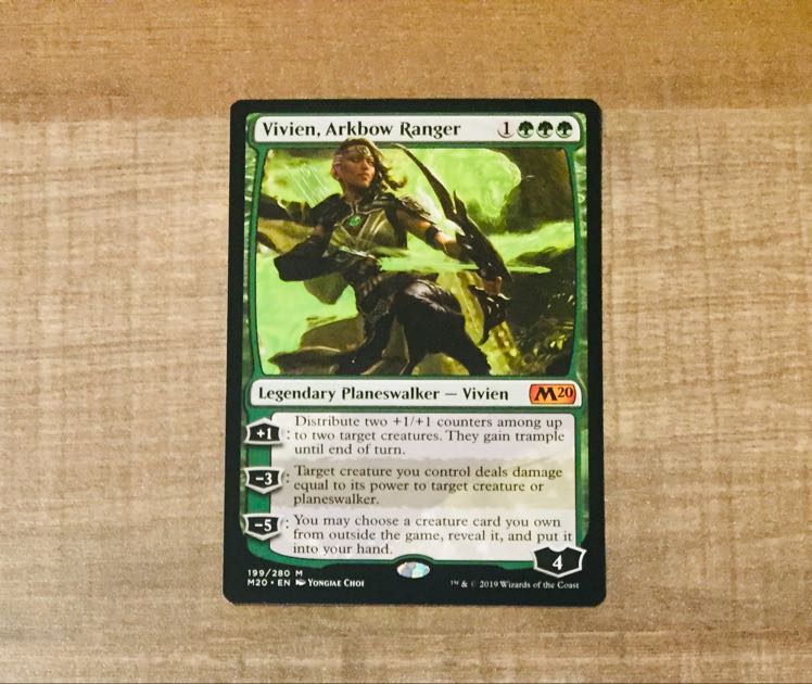 MTG vivien, arkbow ranger M20 English vivien