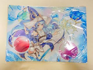 遊戯王」聖殿の水遣い ラバー製プレイマット 新品未使用品の通販