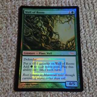 MTG 根の壁 Wall of Roots Foil FNM