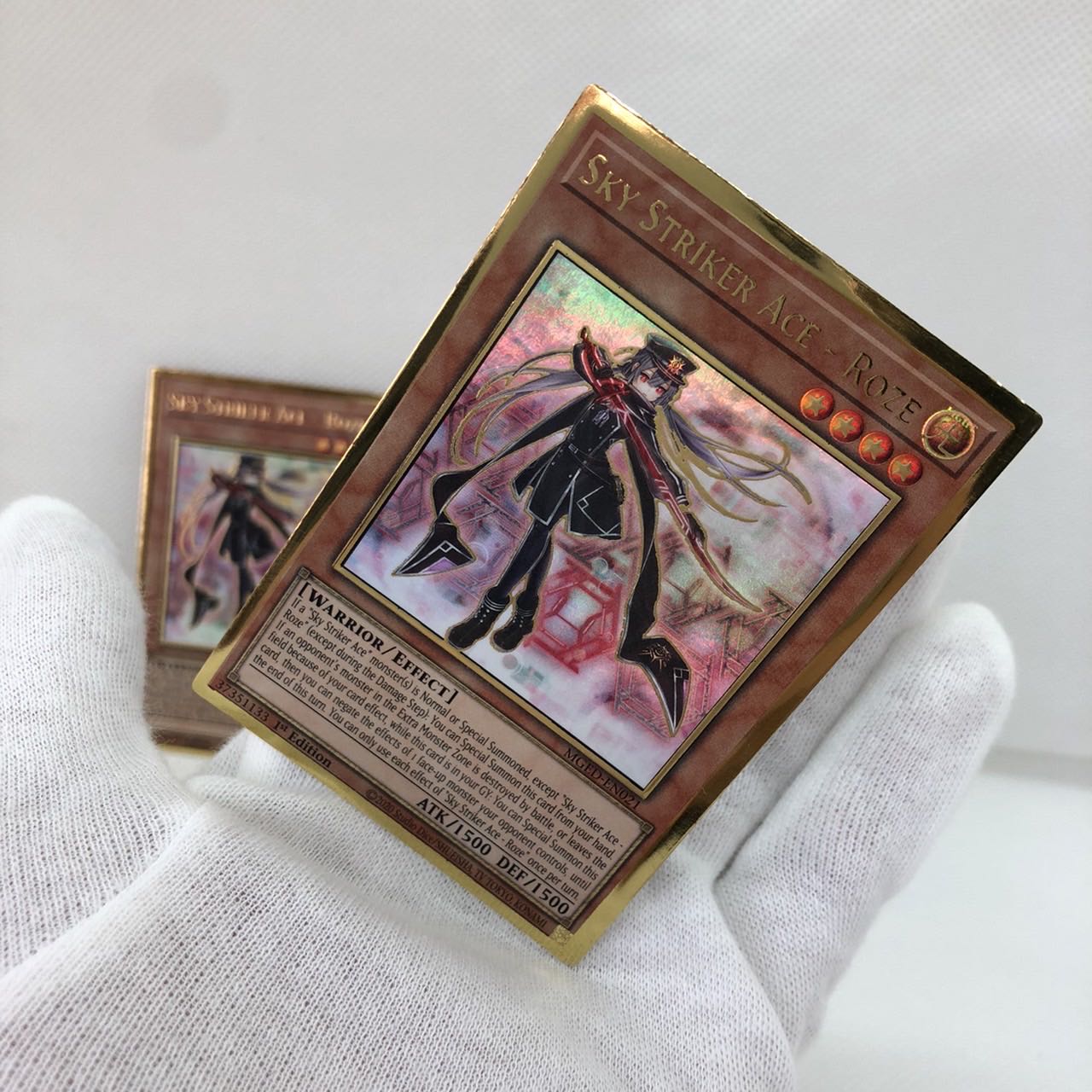 遊戯王　英語版　 閃刀姫-ロゼ　 プレミアムゴールドレア　3枚