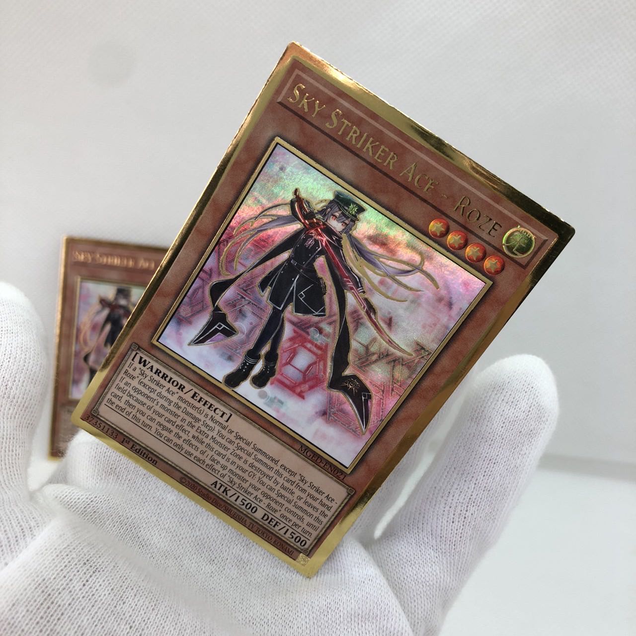 遊戯王　英語版　 閃刀姫-ロゼ　 プレミアムゴールドレア　3枚