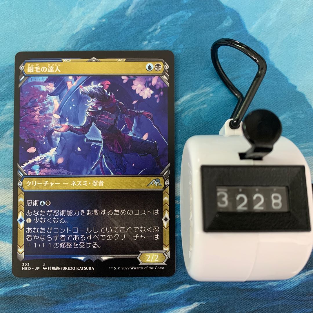 MTG 2 cards Master of Silver Hair