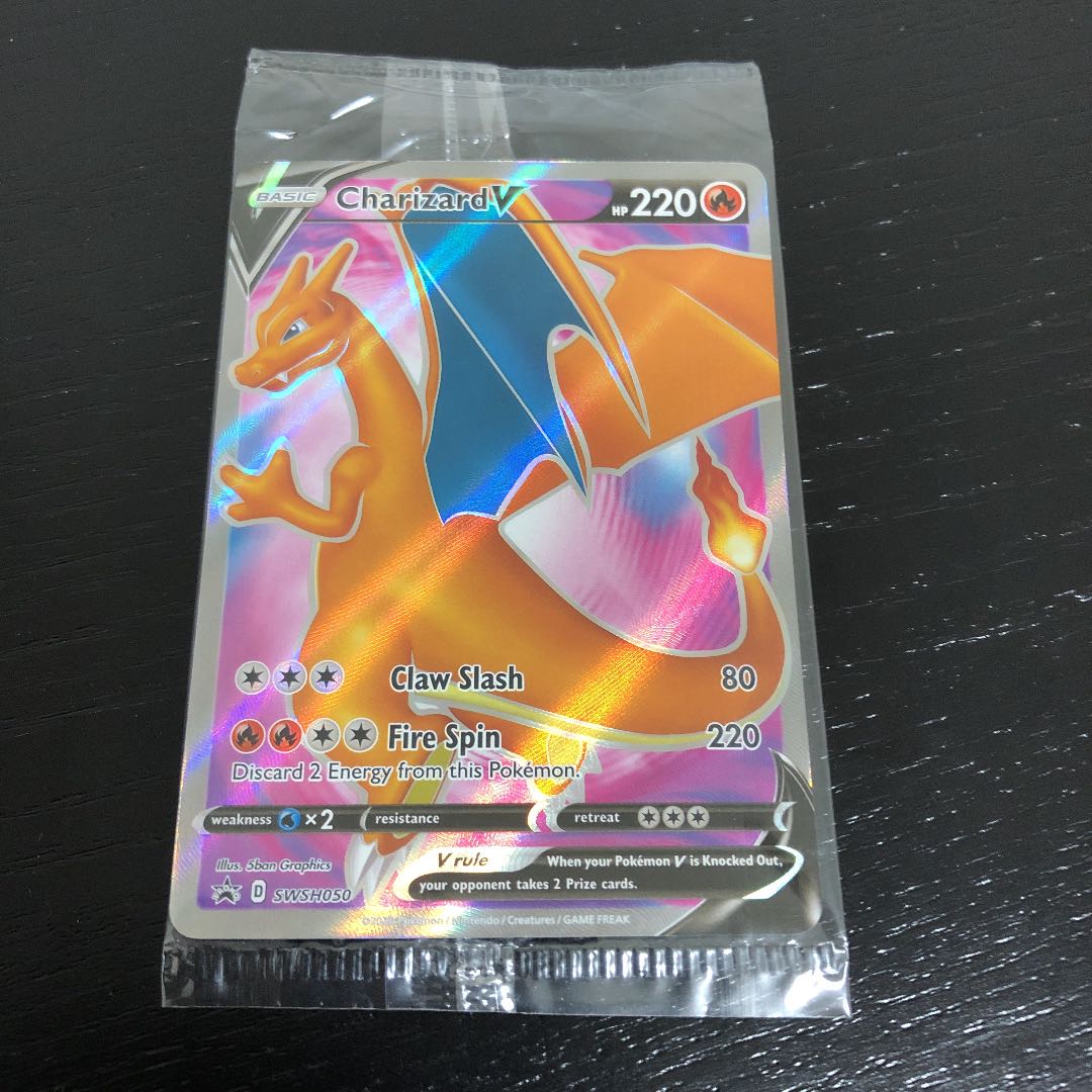 New, unopened CharizardV English SR Promo