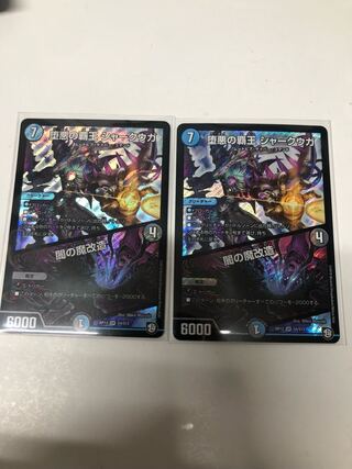 Set of 2 magical modifications of Shark Uga/Yami, the High King of Fallen Darkness