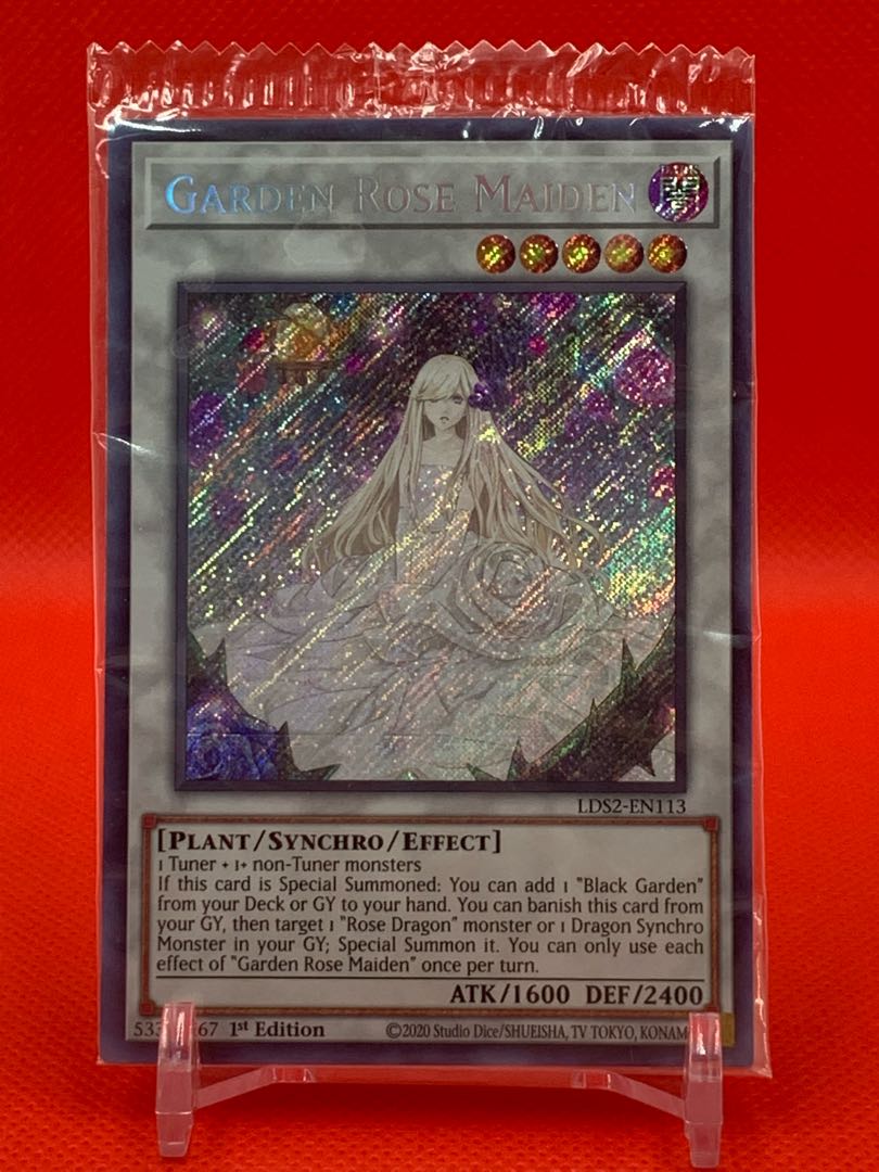 Unopened] Yu-Gi-Oh! English version Garden Rose Maiden 1st Secret