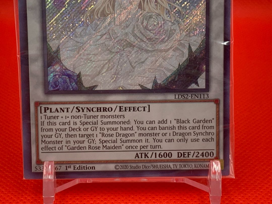 Unopened] Yu-Gi-Oh! English version Garden Rose Maiden 1st Secret
