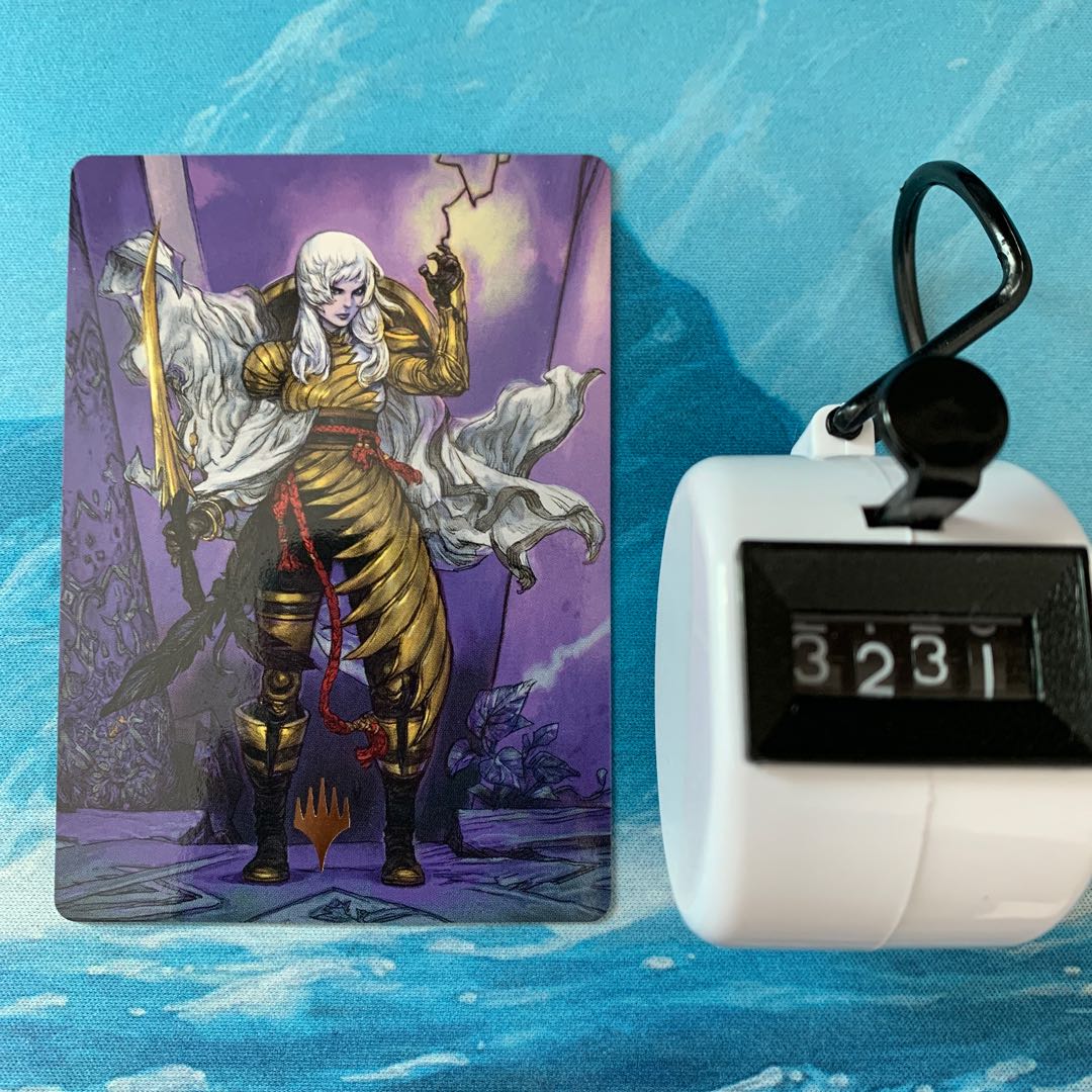 MTG art card, foil stamping, wandering emperor