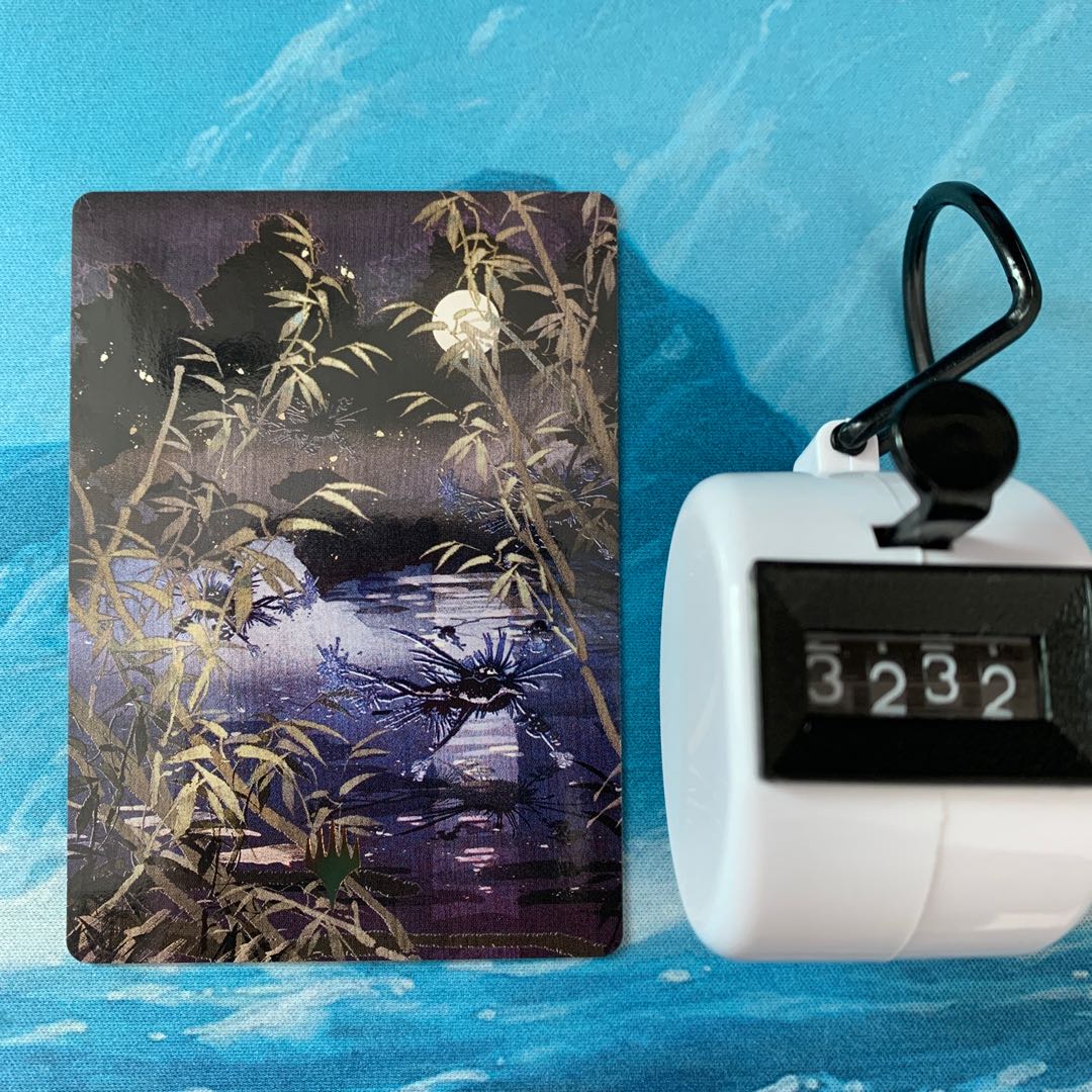 MTG Art Card Foil Stamping Swamp