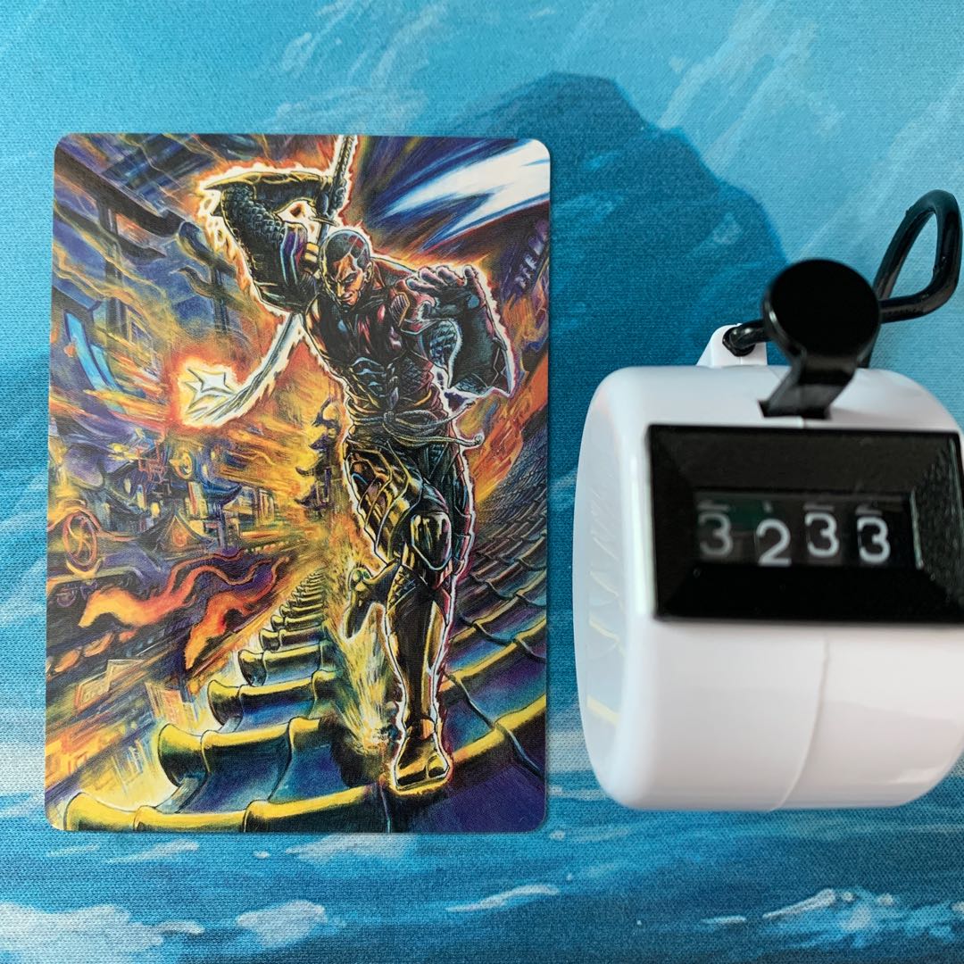 MTG 3枚 アートカード 漆月魁渡