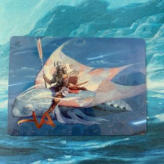MTG art card, foil stamped, Blessing in the Sky Samurai