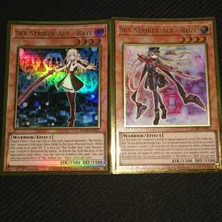 遊戯王 英語版 閃刀姫レイ ロゼ  マキシマムゴールド