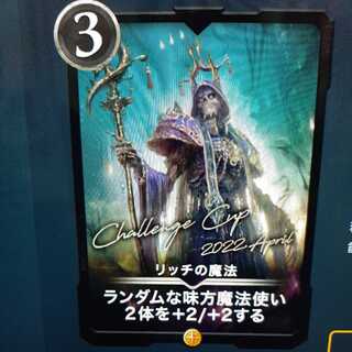 リッチの魔法　大会賞品60枚限定