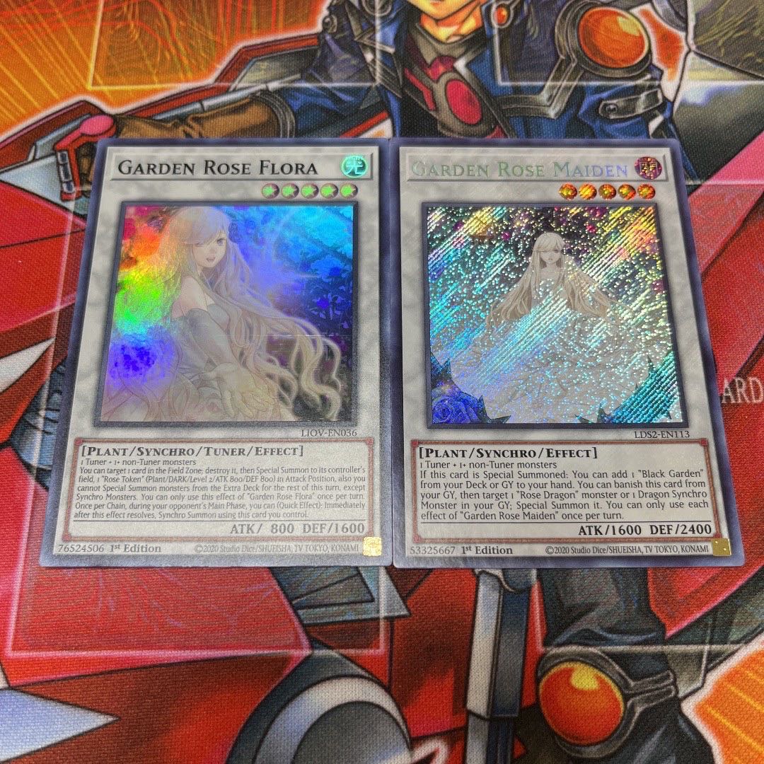 Yu-Gi-Oh [English Version] Garden Rose Maiden & Flora Set