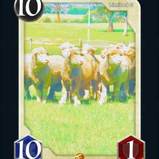 【Sカード】羊の群れ