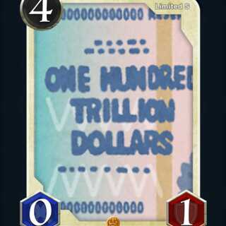 【Sカード】100兆ジンバブエドル