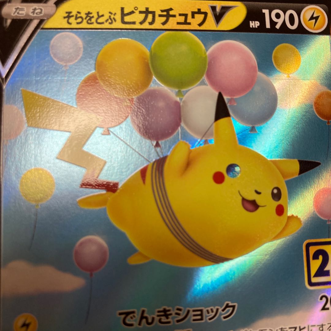 PikachuV RR flying in the sky