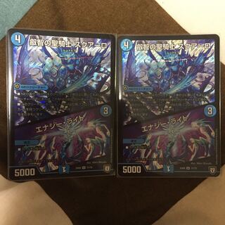 叡智の聖騎士 スクアーロ/エナジー・ライト ２枚