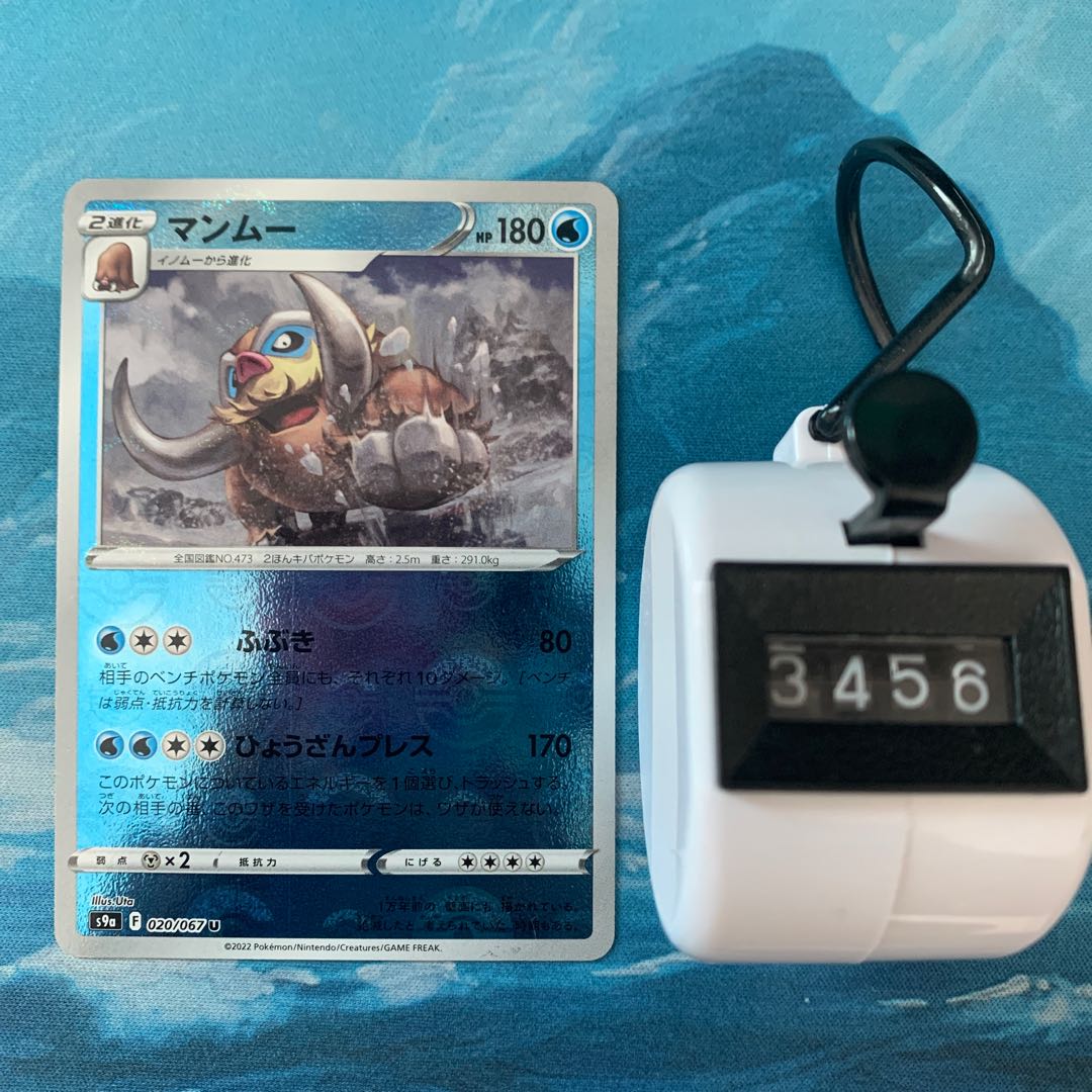 2 pokekas Mamoswine (mirror)