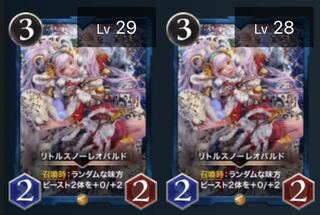 トレカショップ/武蔵様専用（2枚）リトルスノーレオパルド