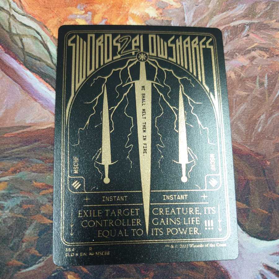Swords to Plowshares SLD FOIL Set of 4