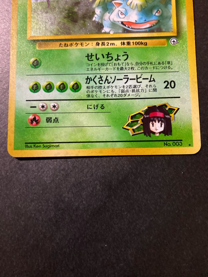 Erika's Venusaur Old Back