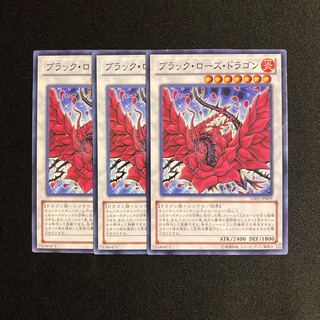 o255 Black Rose Dragon 3-card set, Yu-Gi-Oh!