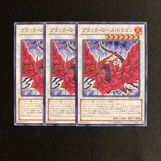 o256 Black Rose Dragon 3-card set, Yu-Gi-Oh!