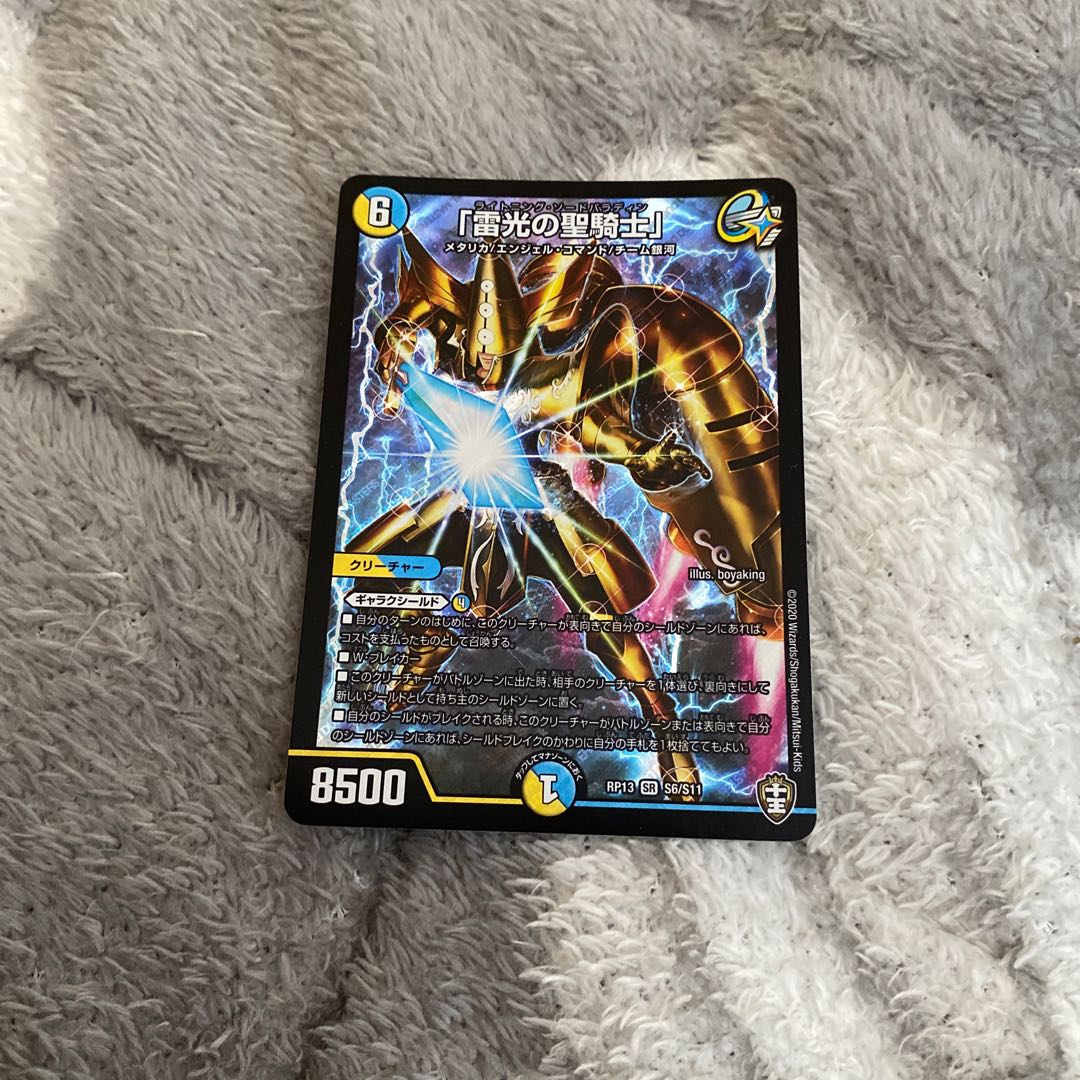 Lightning, the holy knight of light."