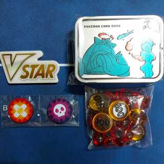 ＶSTAR マーカーセット　ゲンガーインテレオン缶　旧裏スリーブ