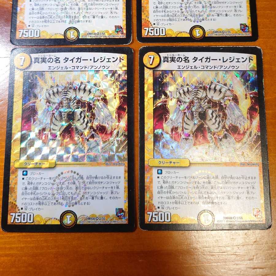 The True Name Tiger Legend 4-card set