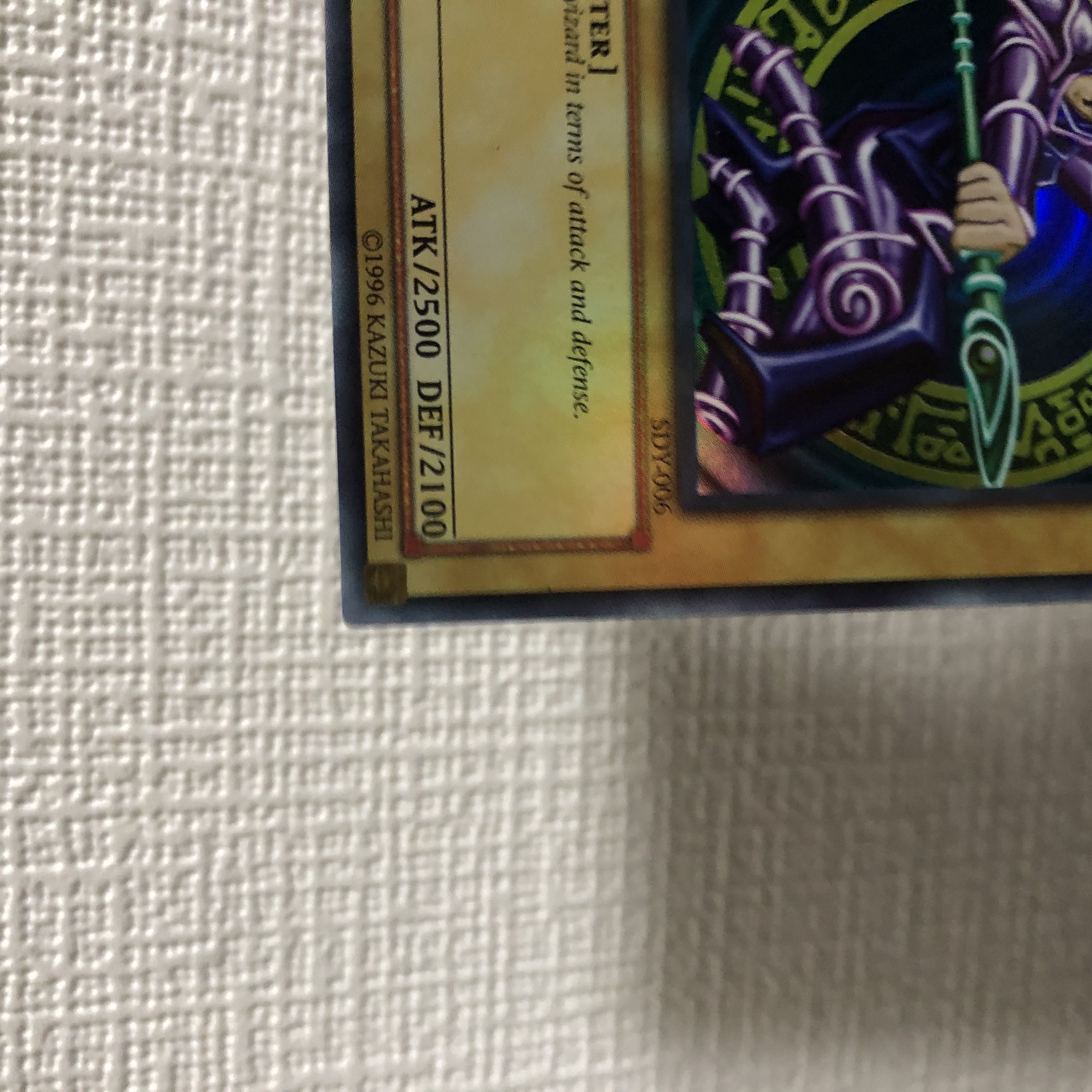 Yu-Gi-Oh! Dark Magician Old Asia 1st