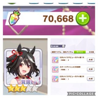 ウマ娘　キタサン+ジュエル70000~