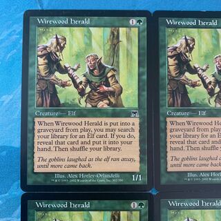 MTG 4 copies Wirewood Herald