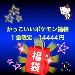 かっこいいポケモン福袋! 1袋限定 14444円♪