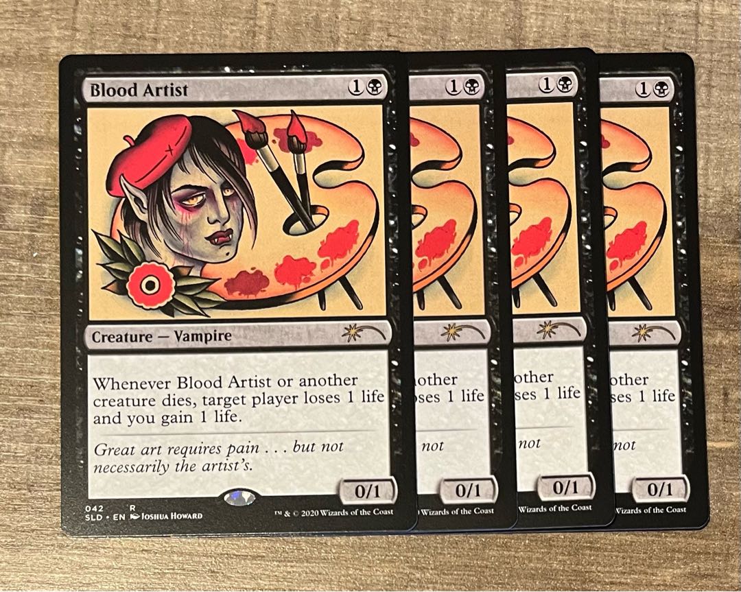 MTG Blood Artist SLD English 4 copies