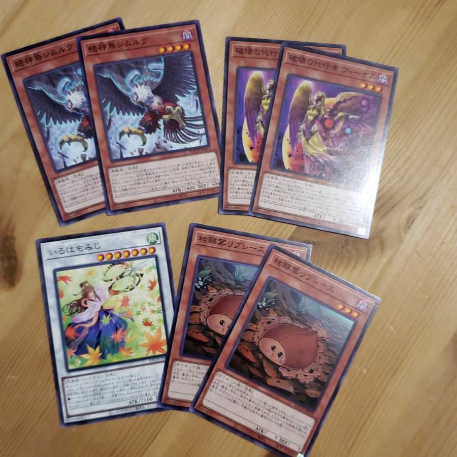 Iroha Maple, Venus, Agent of Destruction, Kalei Repose, Exhausted Simorgh, Bird of Divinity