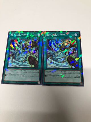 怒れる嵐の神碑　パラレルノーマル2枚セット