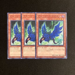 L214 ブルーローズ・ドラゴン 3枚 遊戯王 トレトレ
