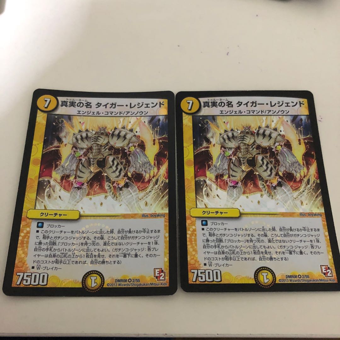 真実の名タイガーレジェンド2枚