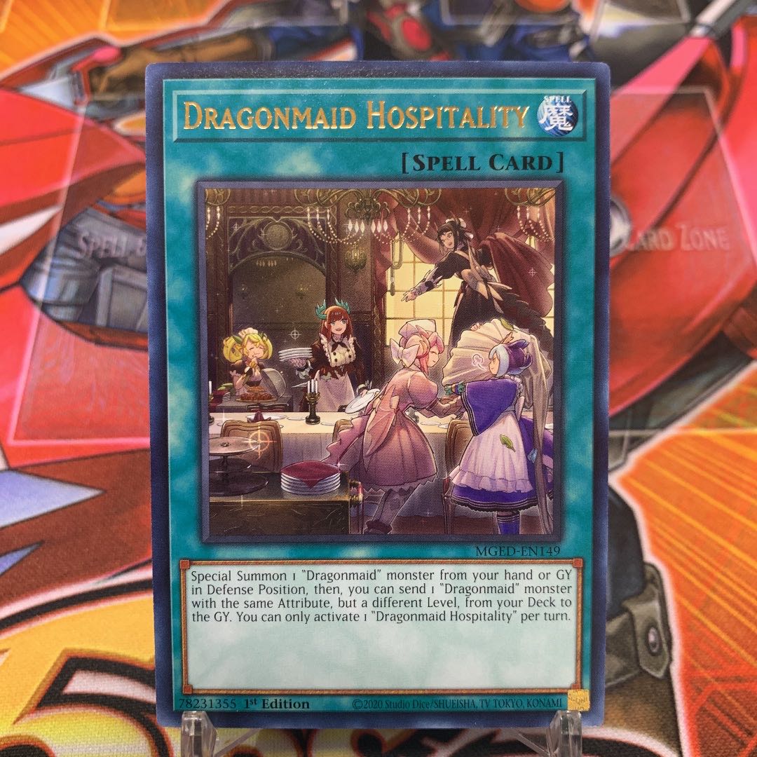 Yu-Gi-Oh [English] Dragonmaid Hospitality Rare￼. 1枚