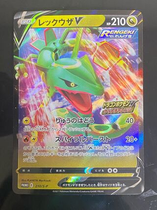 RayquazaV Dragon Pokemon Get Campaign PROMO