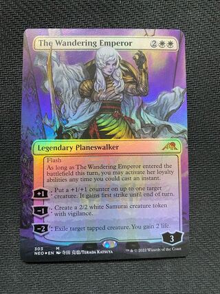 Wandering Emperor English foil Wandering Emperor Extended Borderless Edition Katsuya Terada