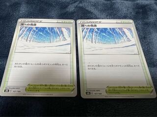 Pokemon Card Snow Road to the Top