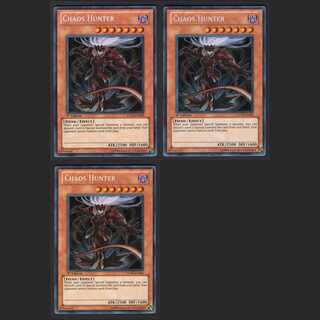 カオスハンター 英語版【ニア】シークレットレア 1st 3枚/管理:MY0073