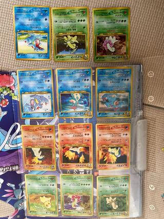 Pokémon card neo 12-card set