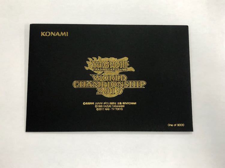 WCS2019 黒封筒 未開封 1BOX