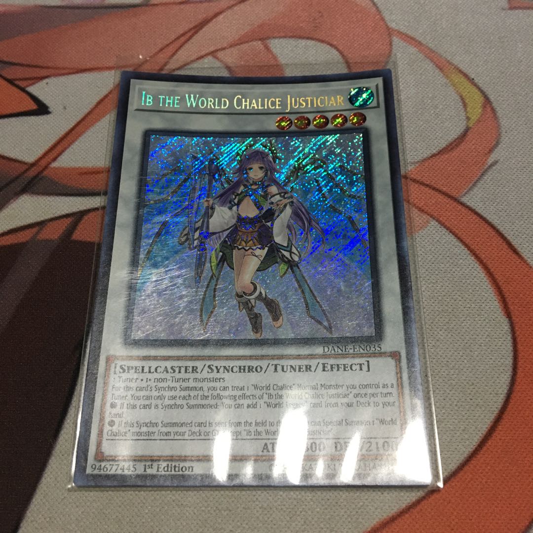 English Ib the World Chalice Justiciar Secret Rare Scratched