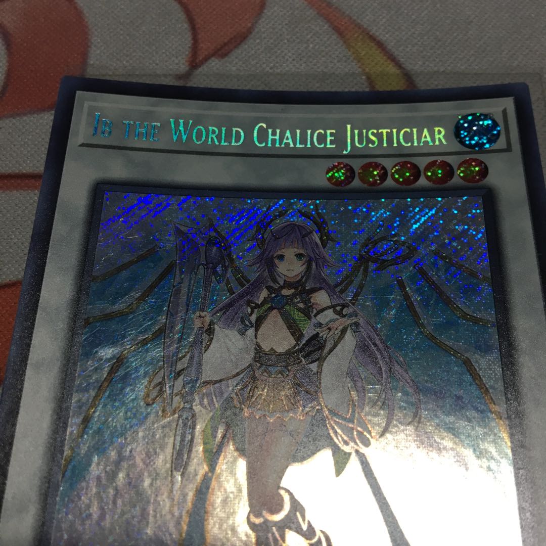 English Ib the World Chalice Justiciar Secret Rare Scratched