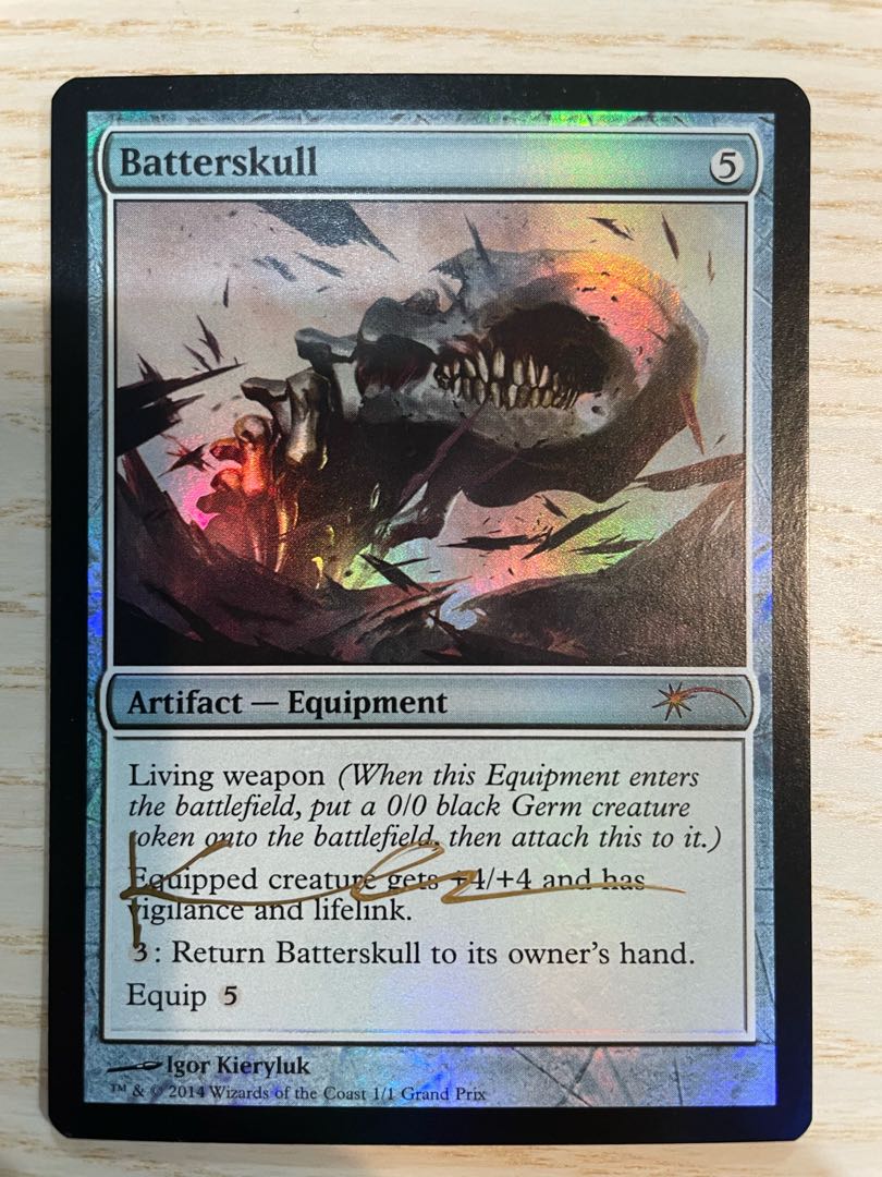 GP promo "Batterskull" foil English version [Signed]